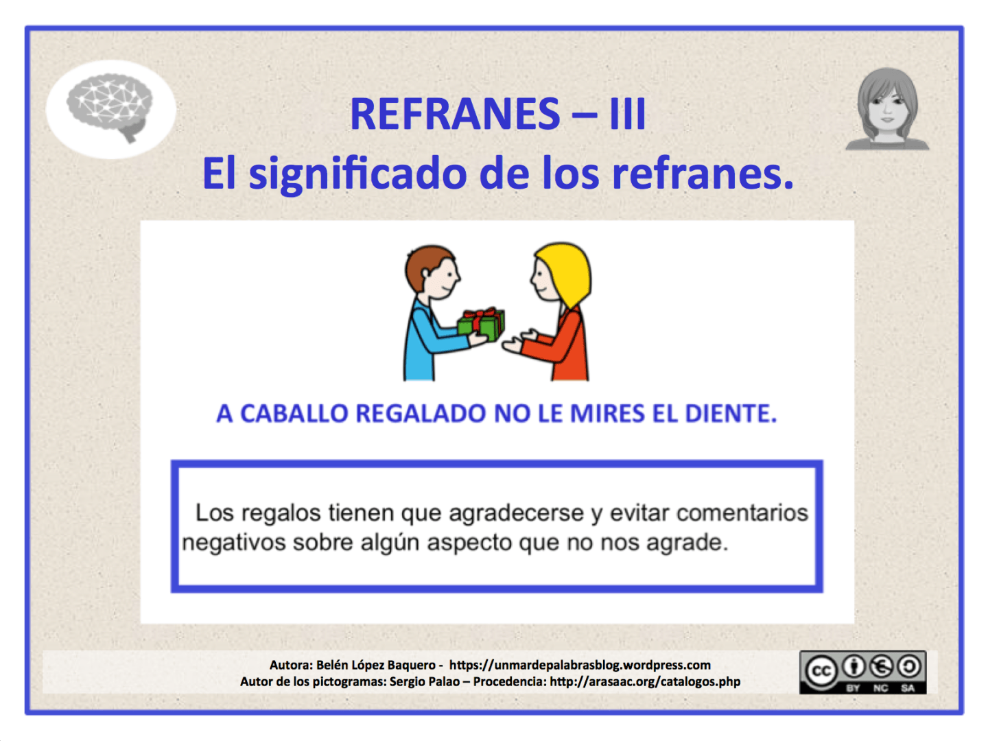 16 refranes y sus significados (I) – Un mar de palabras. Estimulación ...